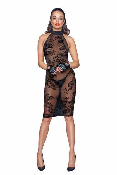 (SALE) Сукня Noir Handmade F240 Midi tulle dress with velvet straps - S SX0139 фото