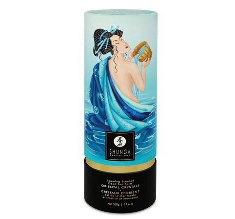 Пінлива сіль для ванни Shunga Dead Sea salt Oriental Crystals &mdash; Ocean Temptations (500 г), сіль Мерт SO6894 фото