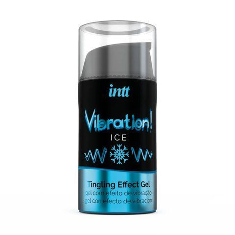Рідкий вібратор Intt Vibration Ice (15 мл), густий гель, діє до 30 хвилин SO9812 фото