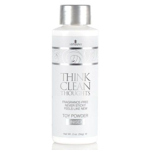 Пудра для догляду за іграшками Sensuva Think Clean Thoughts Toy Powder (56 г) SO4467 фото