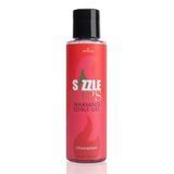 Зігрівальний масажний гель Sensuva Sizzle Lips Strawberry (125 мл), без цукру, їстівний SO9825 фото