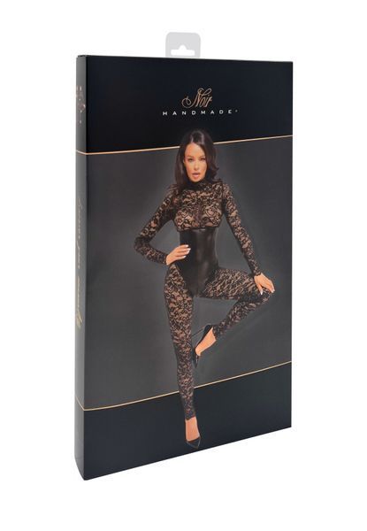 Комбінезон Noir Handmade F299 Enigma lace catsuit with underbust bodice - S SX0231 фото