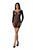 Напівпрозора мінісукня Passion BS101 One Size, black, рукави-мітенки SO8944 фото