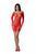 Напівпрозора мінісукня Passion BS101 One Size, red, рукави-мітенки SO8945 фото
