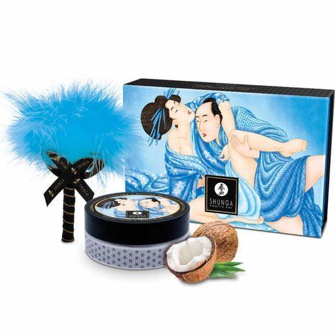 Смачна пудра для оральних пестощів Shunga Body Powder &ndash; Coconut Thrills (75 гр) SX0591 фото