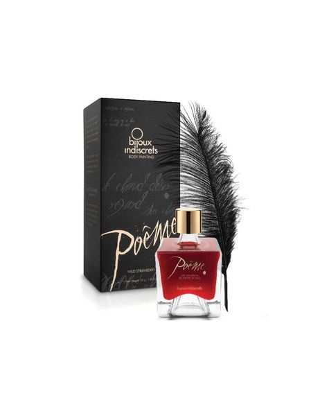 Фарба для тіла Bijoux Indiscrets Po&ecirc;me &ndash; Wild Strawberry SO5927 фото