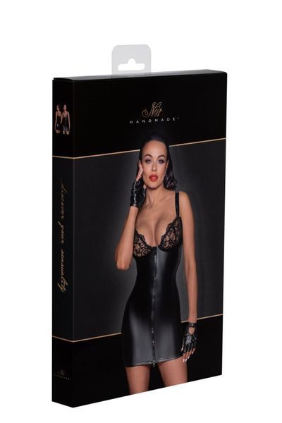 Сукня Noir Handmade F254 Powerwetlook mini-dress - XL SX0168 фото