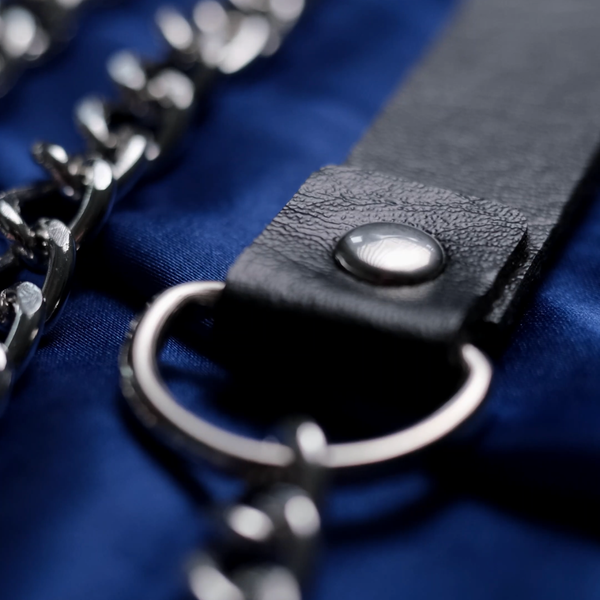 Нашийник з шипами, металевим повідцем, міцний для рольових ігор BDSM 0158 фото