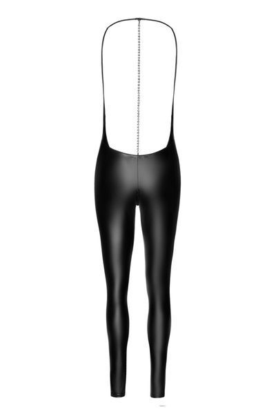 Комбінезон Noir Handmade F306 Mirage catsuit with jewelry rhinestone chain adorning the back - S SX0273 фото