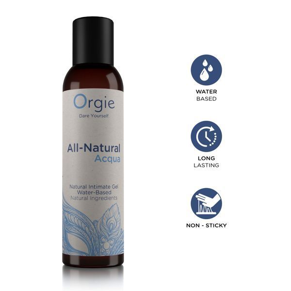Лубрикант на водній основі Orgie - All - Natural Acqua (150 мл) SX1495 фото