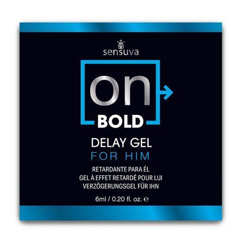 Пробник пролонгатора для чоловіків Sensuva ON Bold (6 мл) з солодко-м&rsquo;ятним смаком SX0658 фото